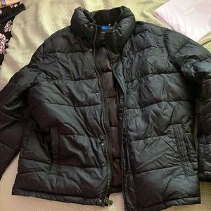 An Andrew Marc L/G Winter Coat in Black